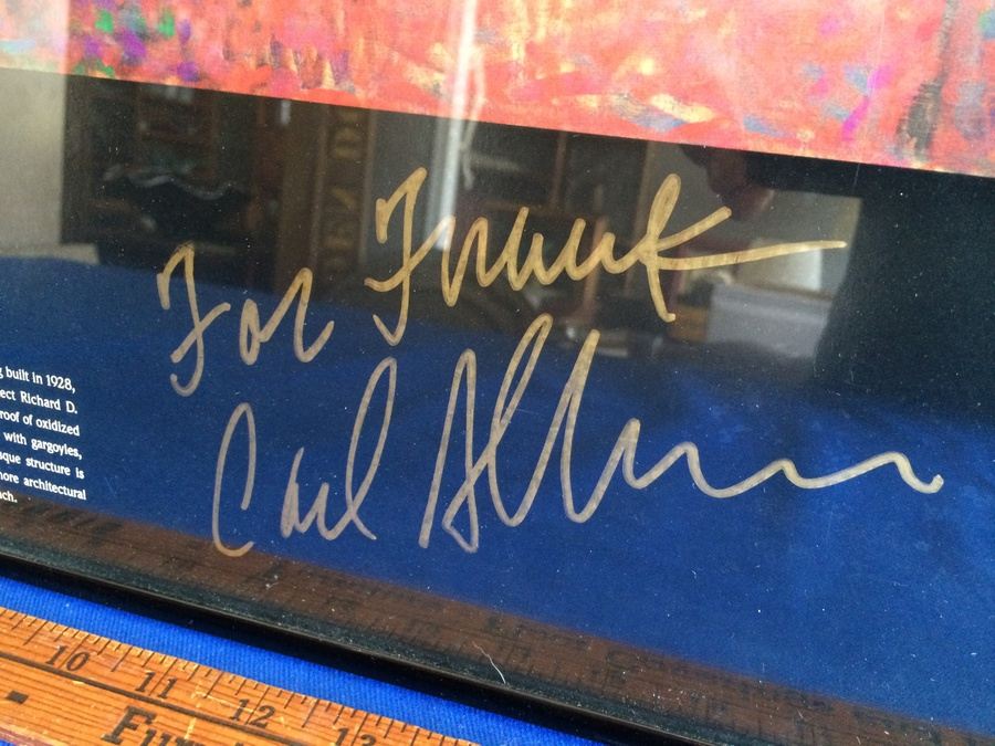 Hand-Signed Carl Aldana Framed Print [Photo 2]