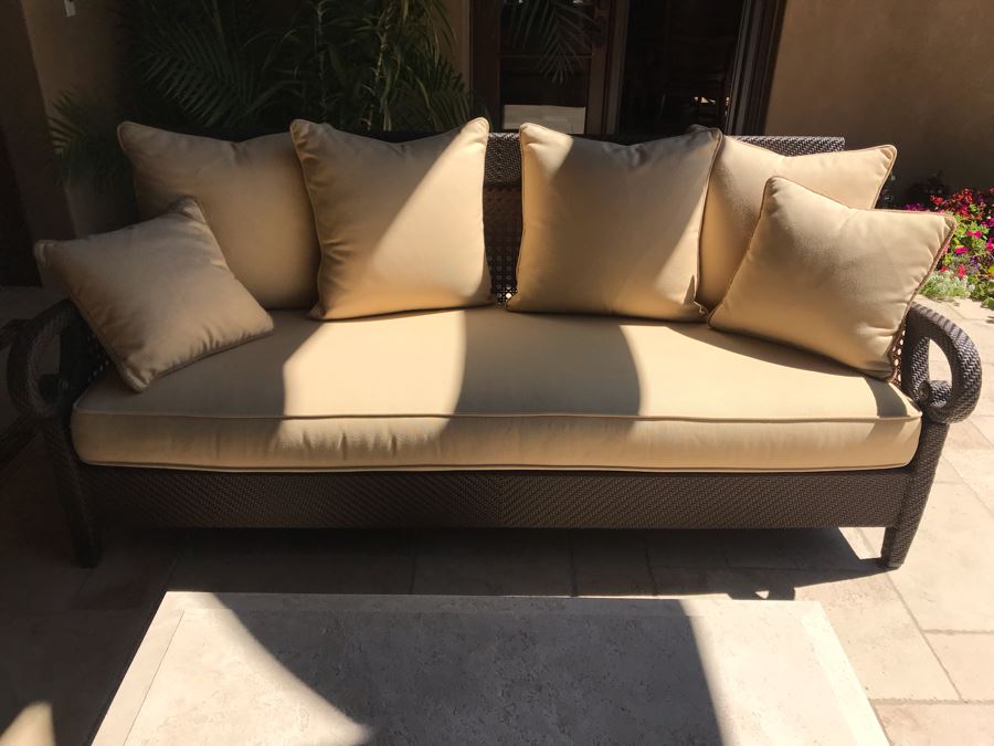 Richard Frinier For Century Furniture Sofa Denpasar Collection 44W X 30D X 17.5H (PICK UP FROM HOME) Retails $4,888 [Photo 5]