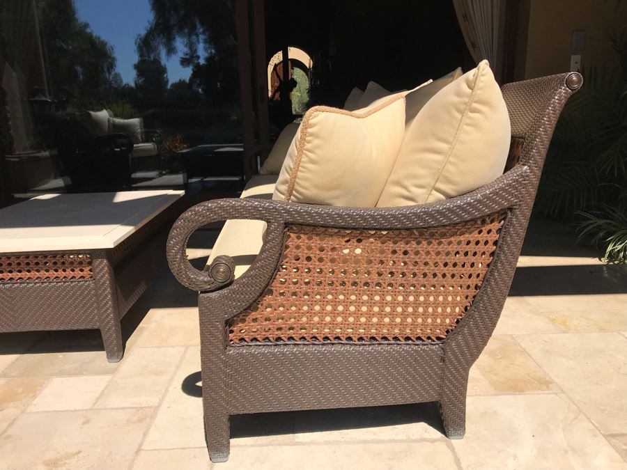 Richard Frinier For Century Furniture Sofa Denpasar Collection 44W X 30D X 17.5H (PICK UP FROM HOME) Retails $4,888 [Photo 9]