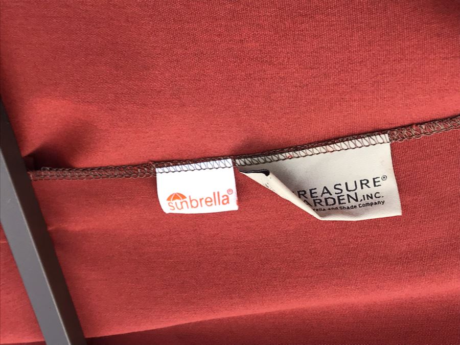 11' Sunbrella Treasure Garden Outdoor Umbrella With Rolling Base (PICK UP FROM HOME) Retails $1,235 [Photo 6]