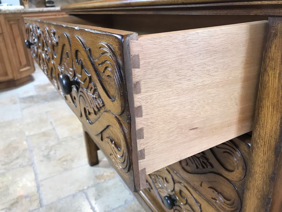 Stunning Century Furniture Madera Filigree 3-Drawer Chest Of Drawers Dresser 44W X 20D X 36.5H Retails $3,960 [Photo 8]