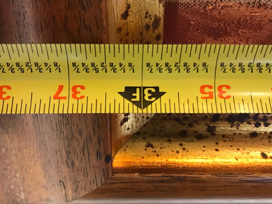 Original Carol Krick Fine Art Oil Painting On Canvas Titled 'Tuscan Window' In Wooden Frame With Overhead Lighting 36 X 48 Canvas Appraised At $12,000 [Photo 12]