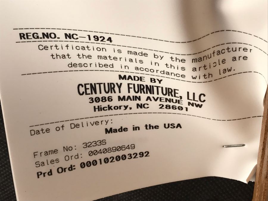 Stunning Century Furniture Inlaid Star Pattern Pedestal 5' Round Dining Table With Four Matching Century Furniture Exeter Side Chairs Dining Chairs Total Retails $11,520 [Photo 11]