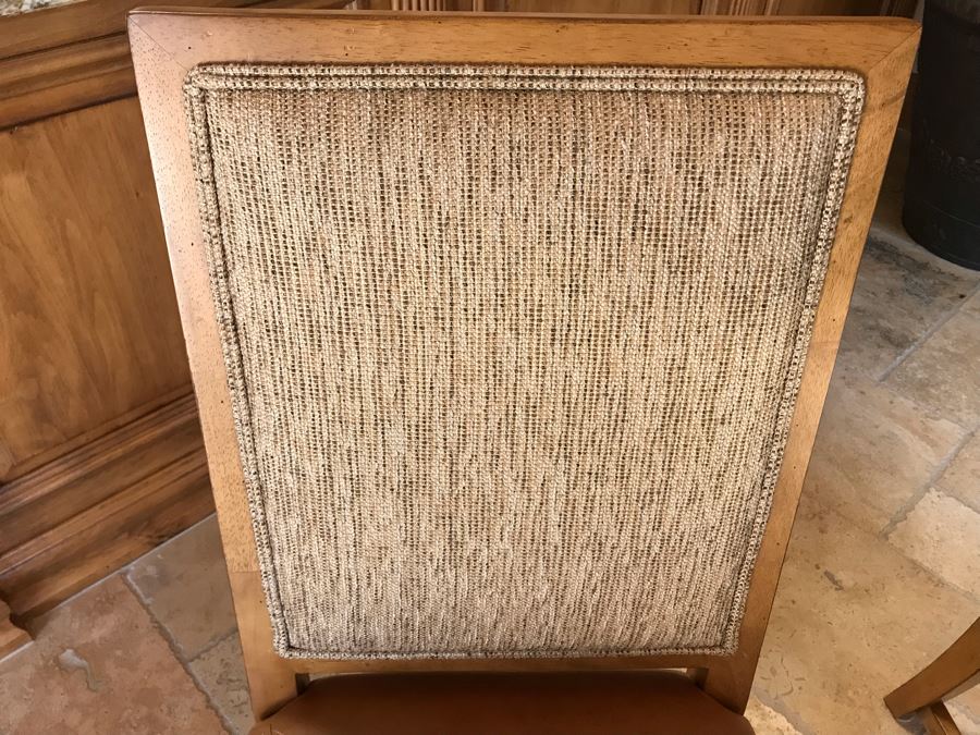 Stunning Century Furniture Inlaid Star Pattern Pedestal 5' Round Dining Table With Four Matching Century Furniture Exeter Side Chairs Dining Chairs Total Retails $11,520 [Photo 16]