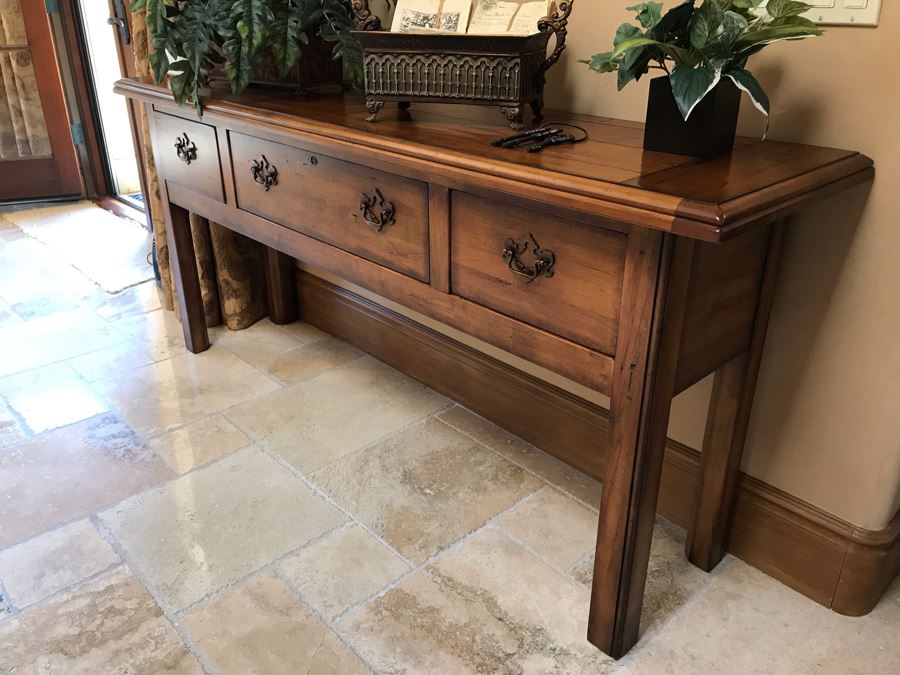 Century Furniture Huntboard 3-Drawer Long Chest 6'W X 18D X 32H Retails $2,770 [Photo 6]