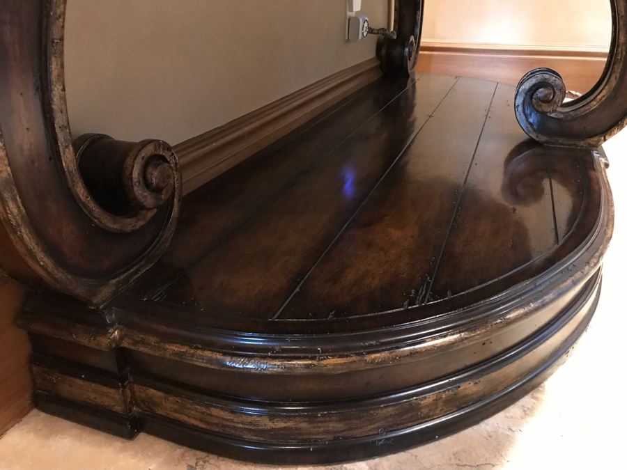 Stunning Marge Carson Designer Entry Console Table With Marble Top 66W X 25D X 40H Retails $6,250 [Photo 12]