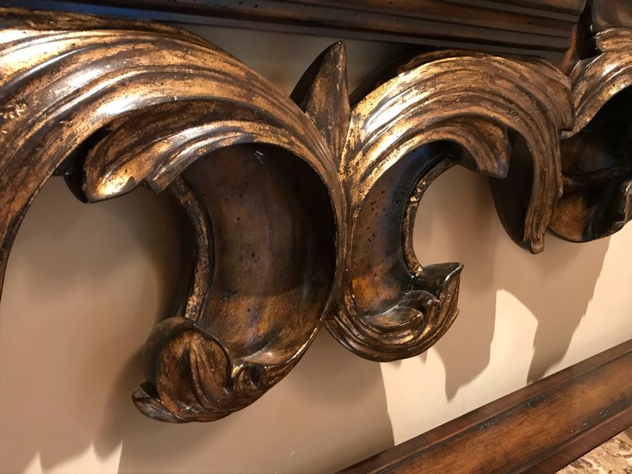 Marge Carson Designer Large 5'H Umbria Mirror Gilded Beveled Glass 42W X 4D X 60H Retails $3,760 [Photo 5]