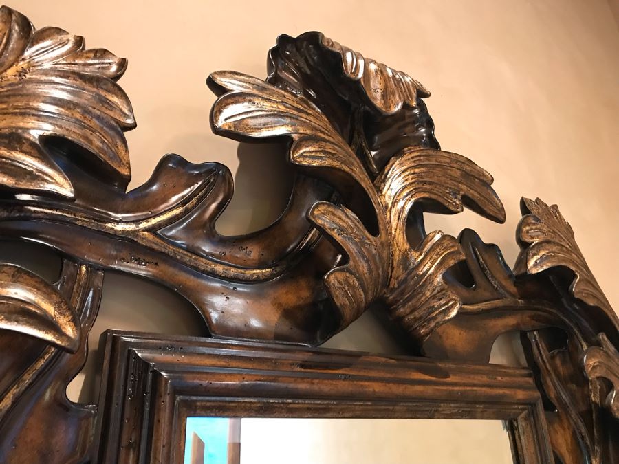 Marge Carson Designer Large 5'H Umbria Mirror Gilded Beveled Glass 42W X 4D X 60H Retails $3,760 [Photo 6]