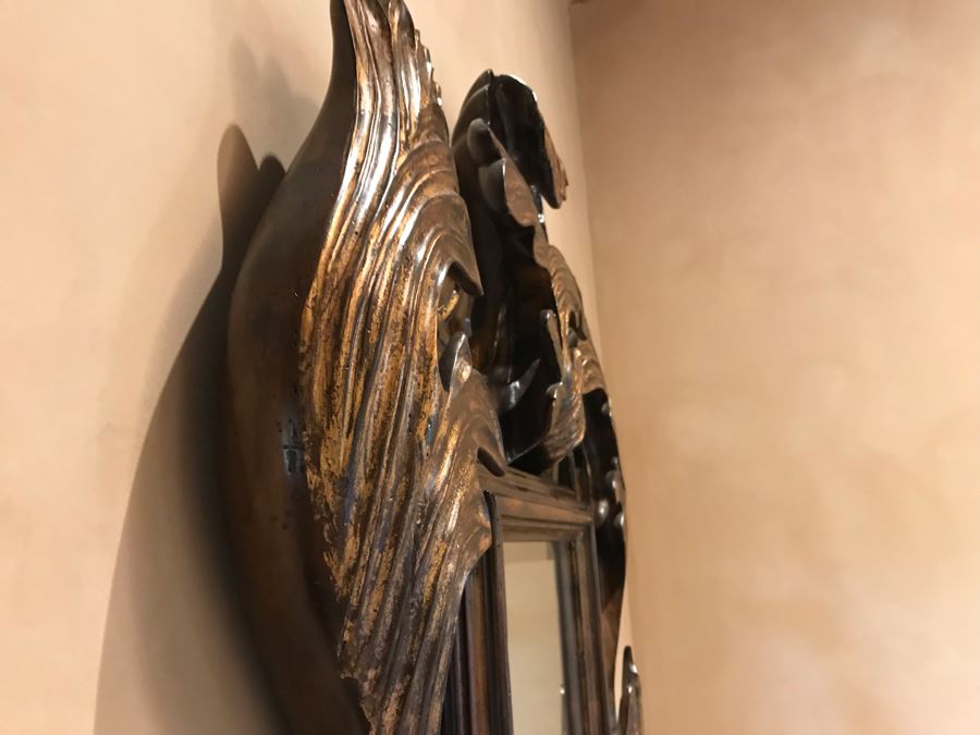 Marge Carson Designer Large 5'H Umbria Mirror Gilded Beveled Glass 42W X 4D X 60H Retails $3,760 [Photo 10]