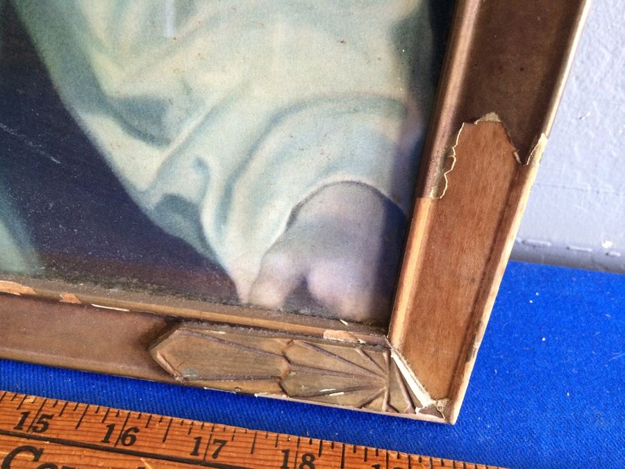 Vintage Framed Religious Print [Photo 3]