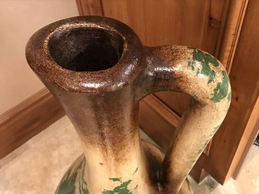 Textured Green Tall Pitcher 14W X 32H Retails $290 [Photo 4]