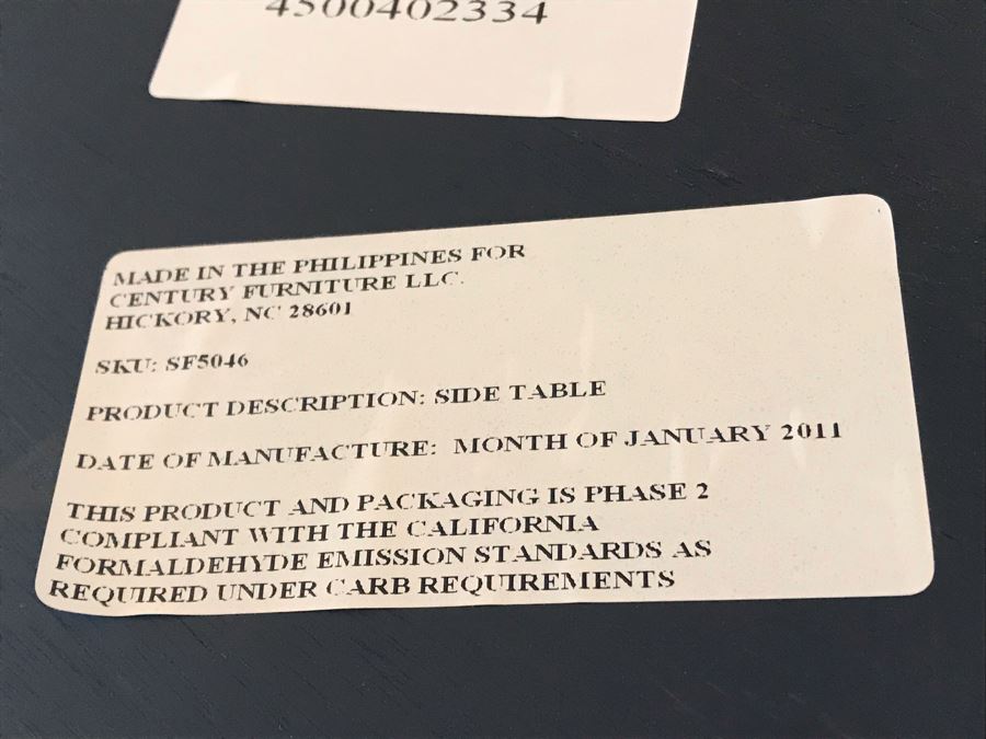 Century Furniture Round 2-Tier Silver And Gold Metal Side Table 25W X 26.5H Retails $1,420 [Photo 9]