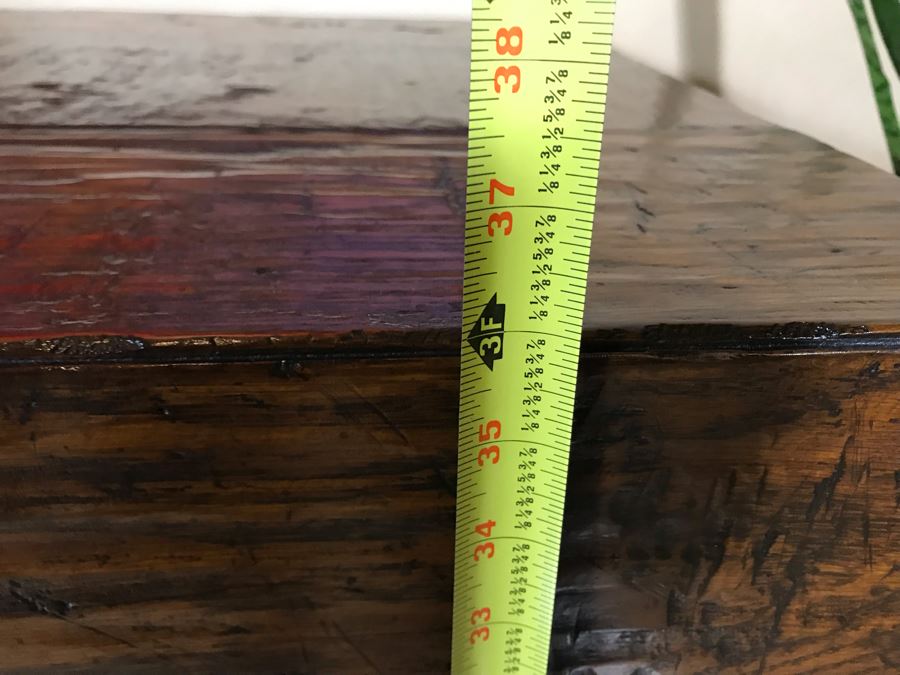 Impressive Century Furniture Marbella Collection Console Entry Table Wood With Wrought Iron 78W X 26D X 36H Retails $4,000+ [Photo 23]