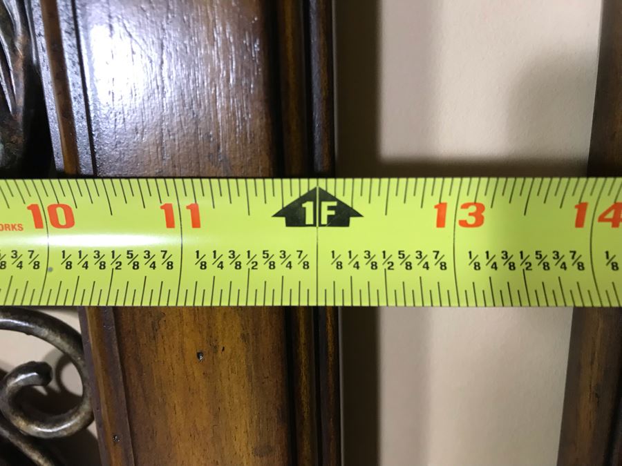 Set Of Three Wood And Metal Decorative Wall Hangings (Large Panel: 59H X 21W, Small Panels: 59H X 12.5W) Retails $1,590 [Photo 10]