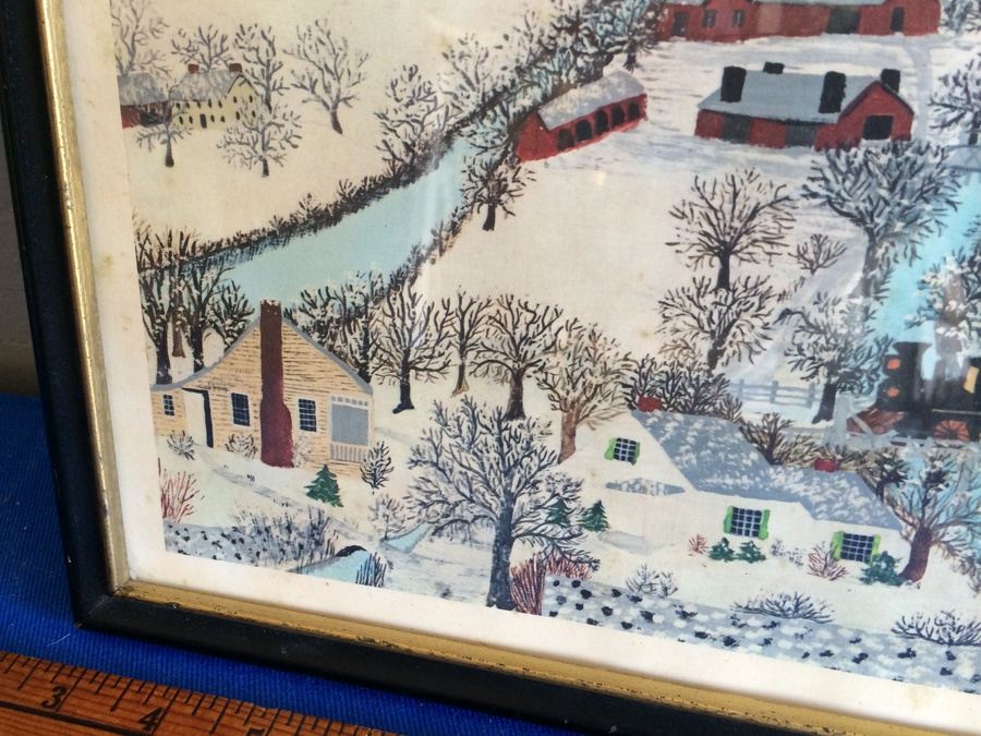 Grandma Moses 'Hoosick Falls in Winter' Framed Print - The Phillips Collection [Photo 5]