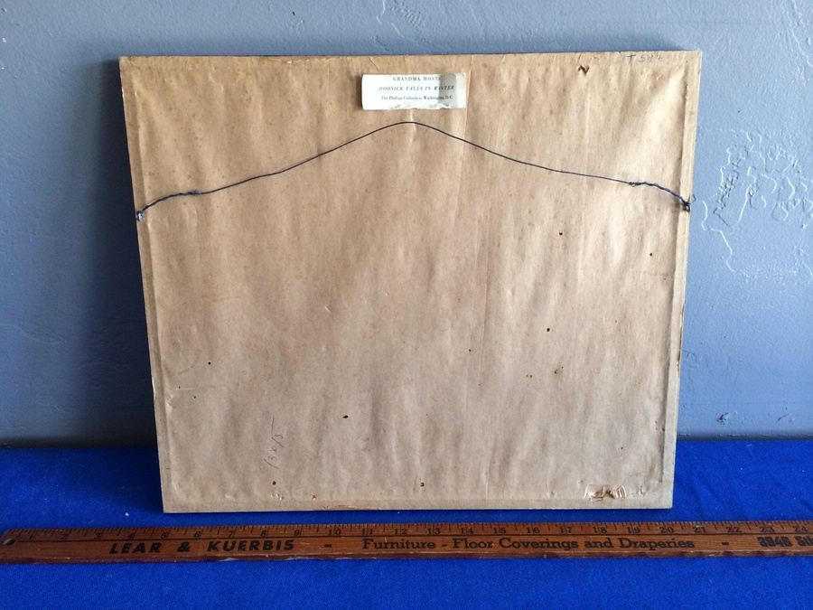 Grandma Moses 'Hoosick Falls in Winter' Framed Print - The Phillips Collection [Photo 10]