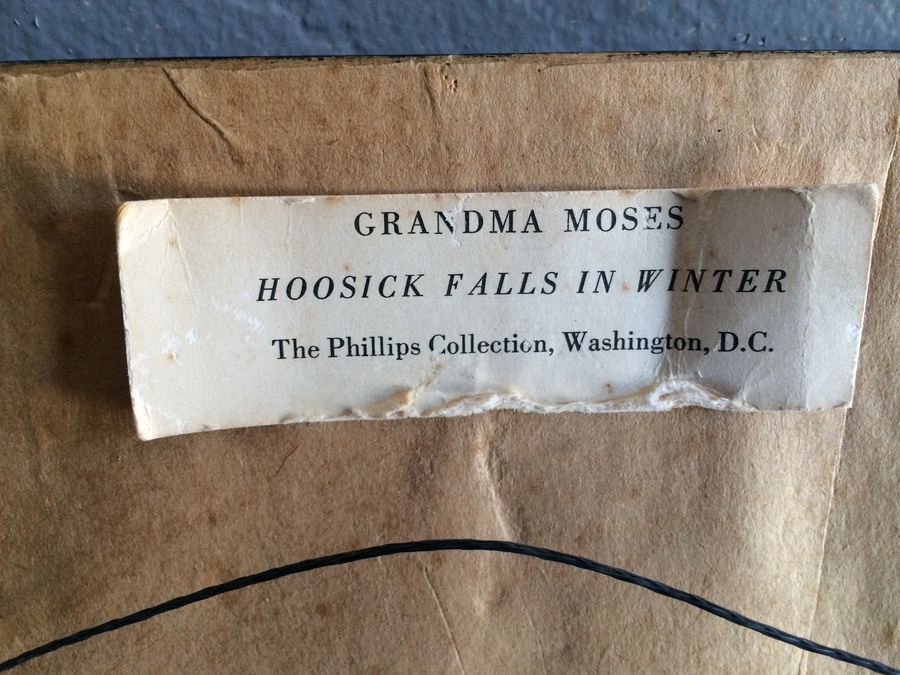 Grandma Moses 'Hoosick Falls in Winter' Framed Print - The Phillips Collection [Photo 9]