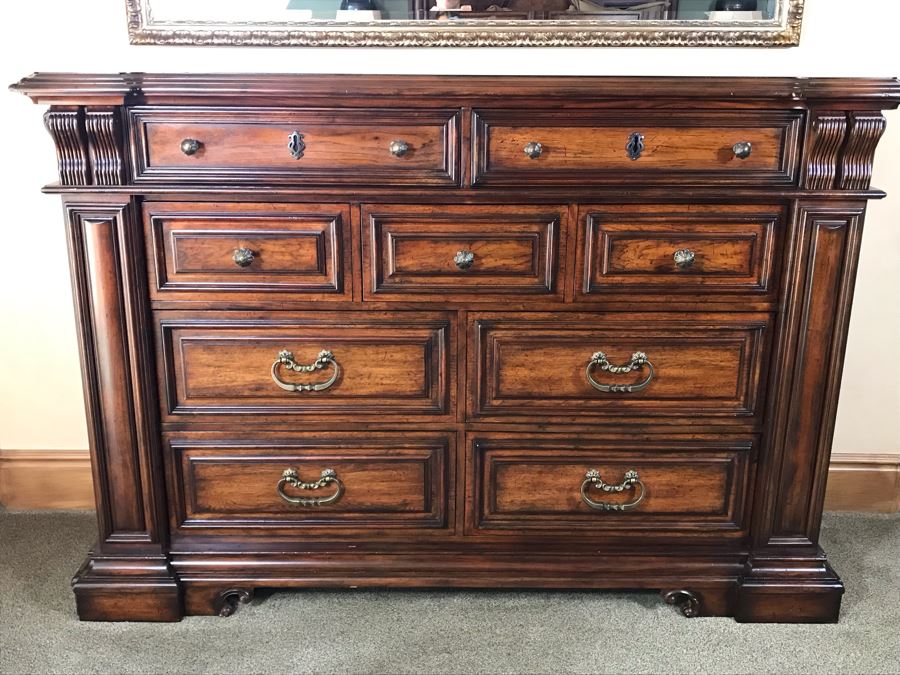 Stanley Furniture Costa Del Sol Barcelona Stateroom 9-Drawer Chest Of Drawers Dresser 71W X 22D X 48.5H Retails $3,000 [Photo 1]