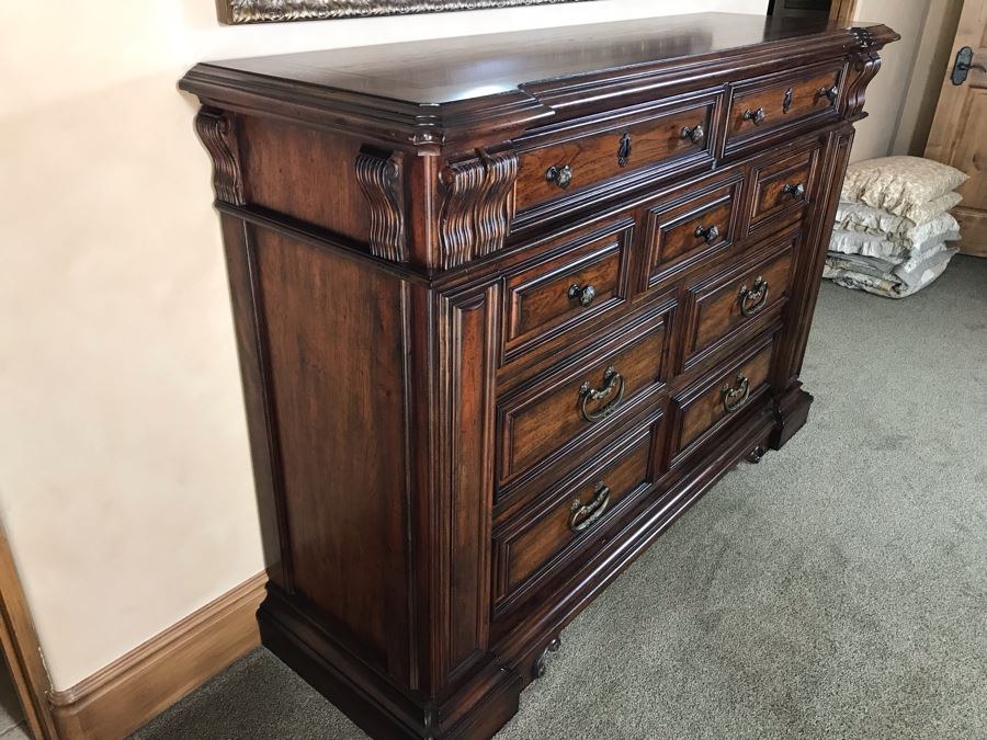 Stanley Furniture Costa Del Sol Barcelona Stateroom 9-Drawer Chest Of Drawers Dresser 71W X 22D X 48.5H Retails $3,000 [Photo 5]