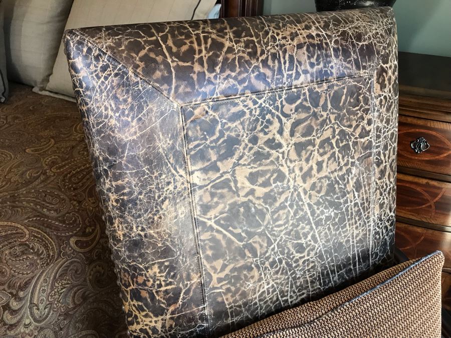 Rachlin Classics Armchair With Brass Nailheads 31W X 37D X 48H Retails $800 [Photo 8]