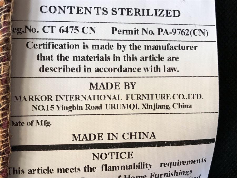 Rachlin Classics Armchair With Brass Nailheads 31W X 37D X 48H Retails $800 [Photo 16]