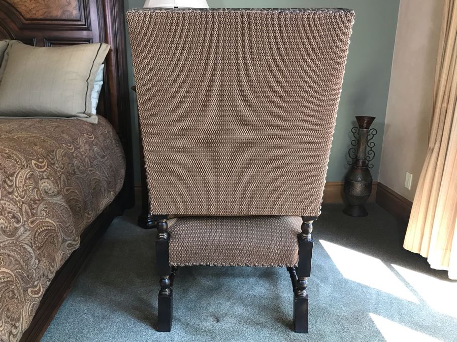 Rachlin Classics Armchair With Brass Nailheads 31W X 37D X 48H Retails $800 [Photo 11]