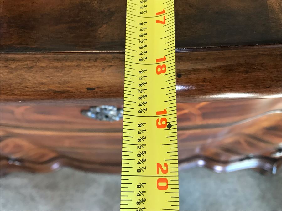 PAIR Of Hooker Furniture Geometric Inlay 4-Drawer Chest Of Drawers Dressers 46W X 18D X 37H Retails $3,290 [Photo 12]