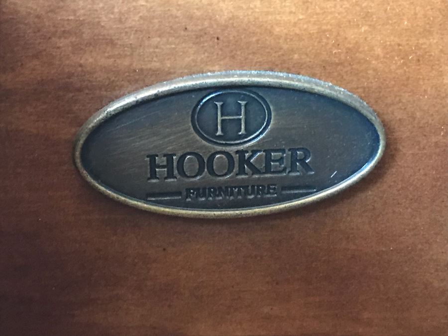 PAIR Of Hooker Furniture Geometric Inlay 4-Drawer Chest Of Drawers Dressers 46W X 18D X 37H Retails $3,290 [Photo 8]