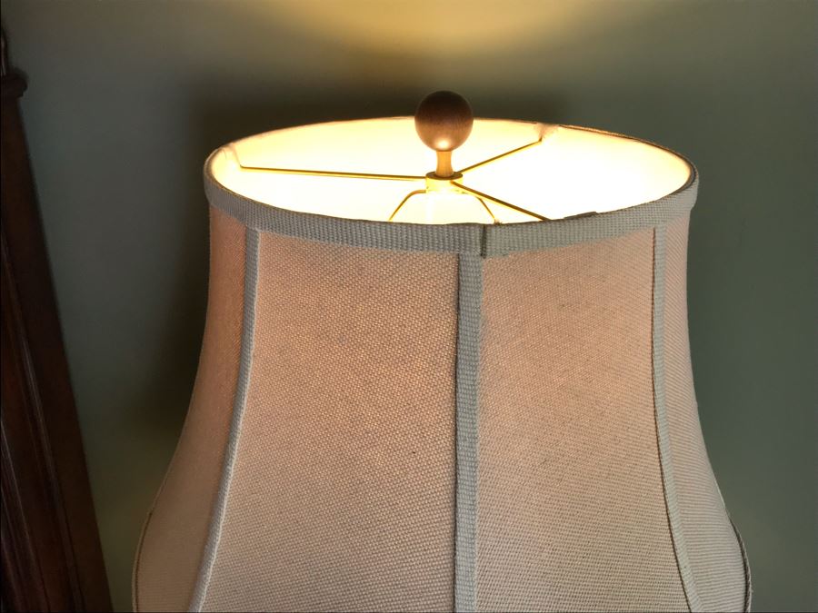 Pair Of Olivaris Pottery Lamps By The Natural Light 32H Retails $930 [Photo 6]