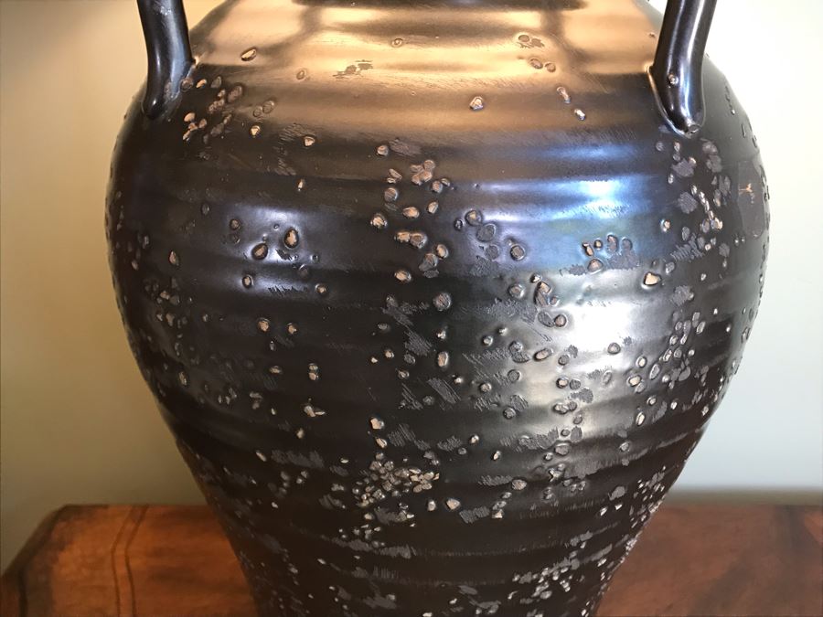 Pair Of Olivaris Pottery Lamps By The Natural Light 32H Retails $930 [Photo 4]