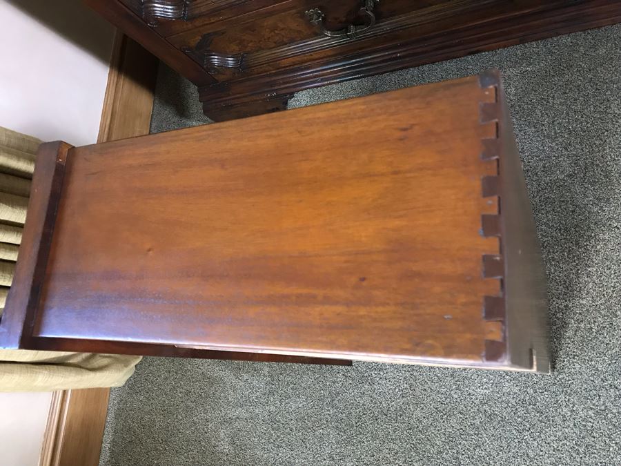 Impressive Century Furniture Marbella Collection Alameda 8-Drawer Chest Of Drawers Dresser Constructed Of Mahogany, Walnut And Maple Solids With Solid Brass Pulls 75W X 24D X 42.5H Retails $3,990 [Photo 10]