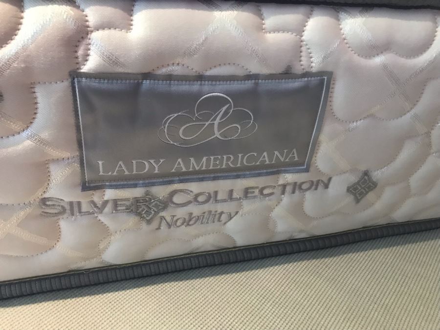 Century Furniture Marbella Collection Reyes Cal King Bed With Lady Americana Silver Collection Nobility Cal King Mattress (Guest Bed Rarely Used) 92L X 84W X 68H Retails $6,290 [Photo 13]