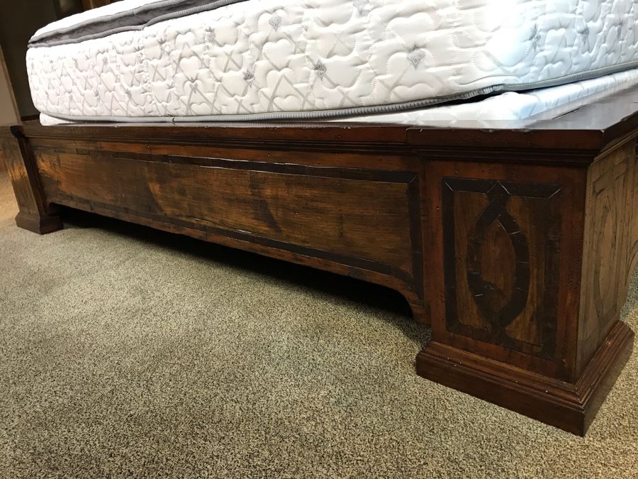 Century Furniture Marbella Collection Reyes Cal King Bed With Lady Americana Silver Collection Nobility Cal King Mattress (Guest Bed Rarely Used) 92L X 84W X 68H Retails $6,290 [Photo 10]