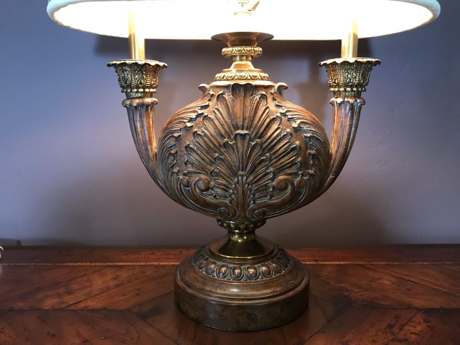 Pair Of Impressive Maitland-Smith Wooden Table Lamps 33H Retails $1,940 [Photo 15]