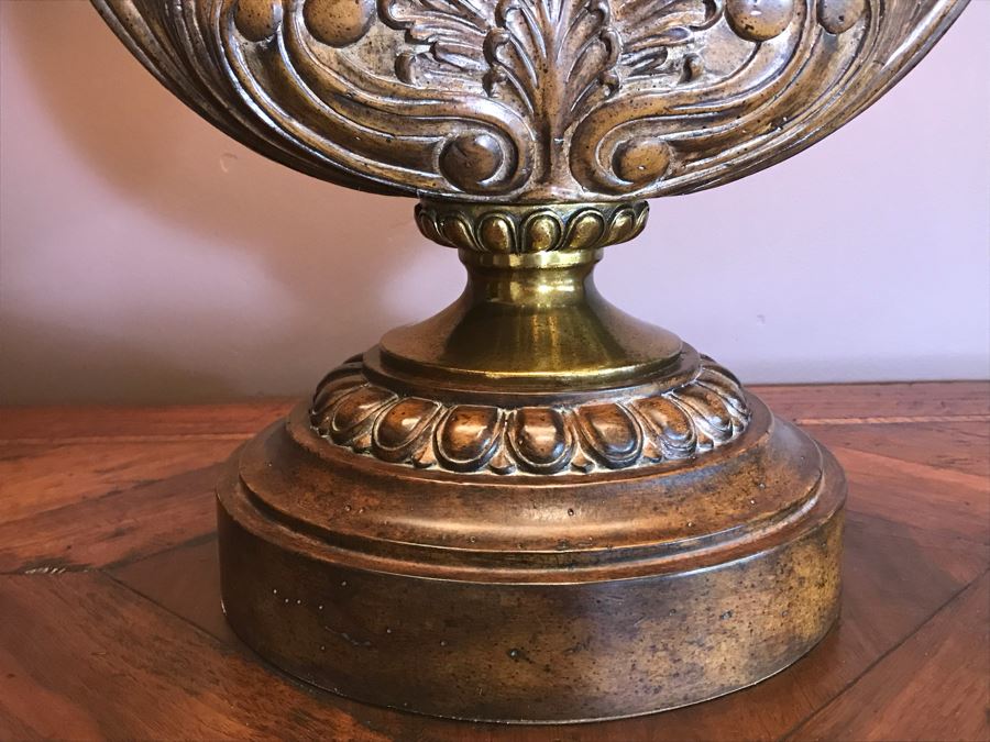 Pair Of Impressive Maitland-Smith Wooden Table Lamps 33H Retails $1,940 [Photo 7]