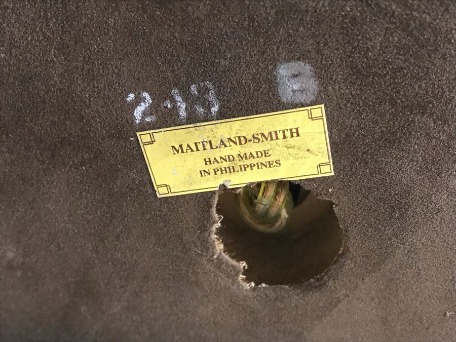 Pair Of Impressive Maitland-Smith Wooden Table Lamps 33H Retails $1,940 [Photo 12]