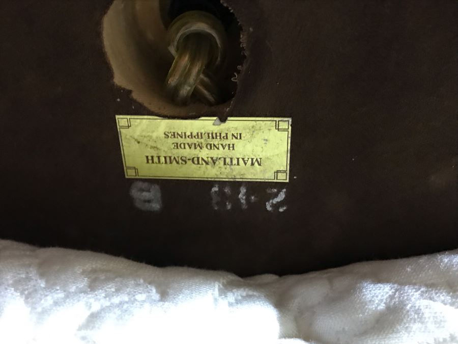 Pair Of Impressive Maitland-Smith Wooden Table Lamps 33H Retails $1,940 [Photo 10]