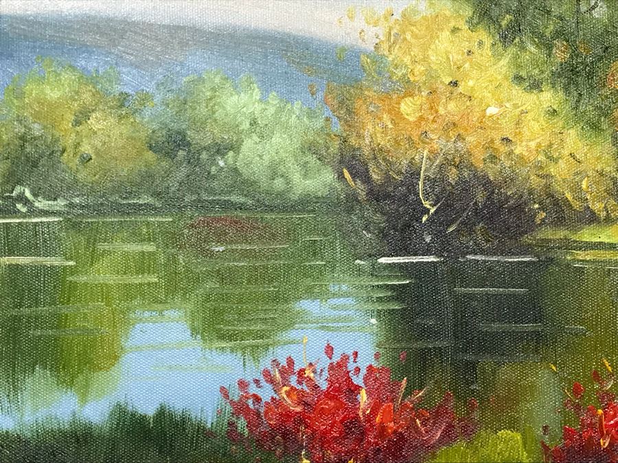 Decorative Wall Artwork On Canvas In Gold Frame 16 X 12 [Photo 6]