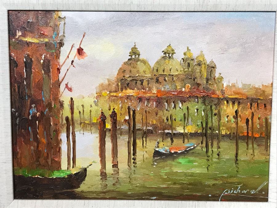 Decorative Wall Artwork On Canvas In Gold Frame 16 X 12 [Photo 4]