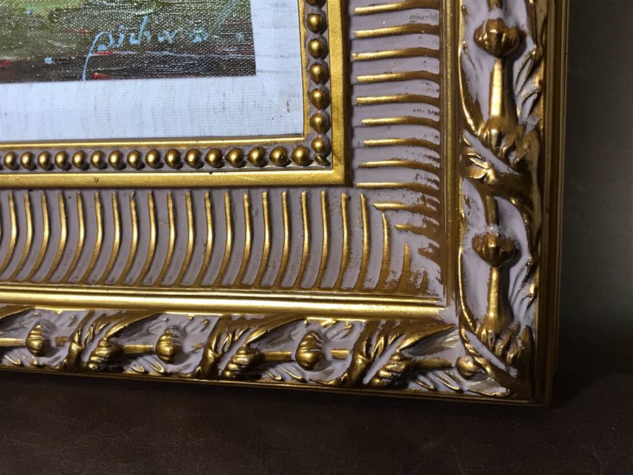 Decorative Wall Artwork On Canvas In Gold Frame 16 X 12 [Photo 8]