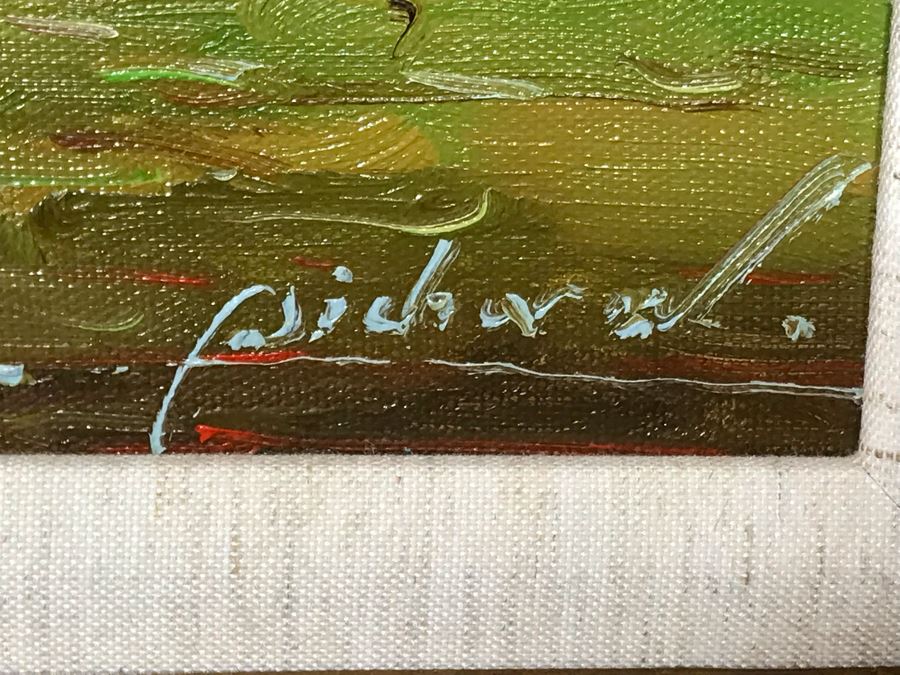 Decorative Wall Artwork On Canvas In Gold Frame 16 X 12 [Photo 5]