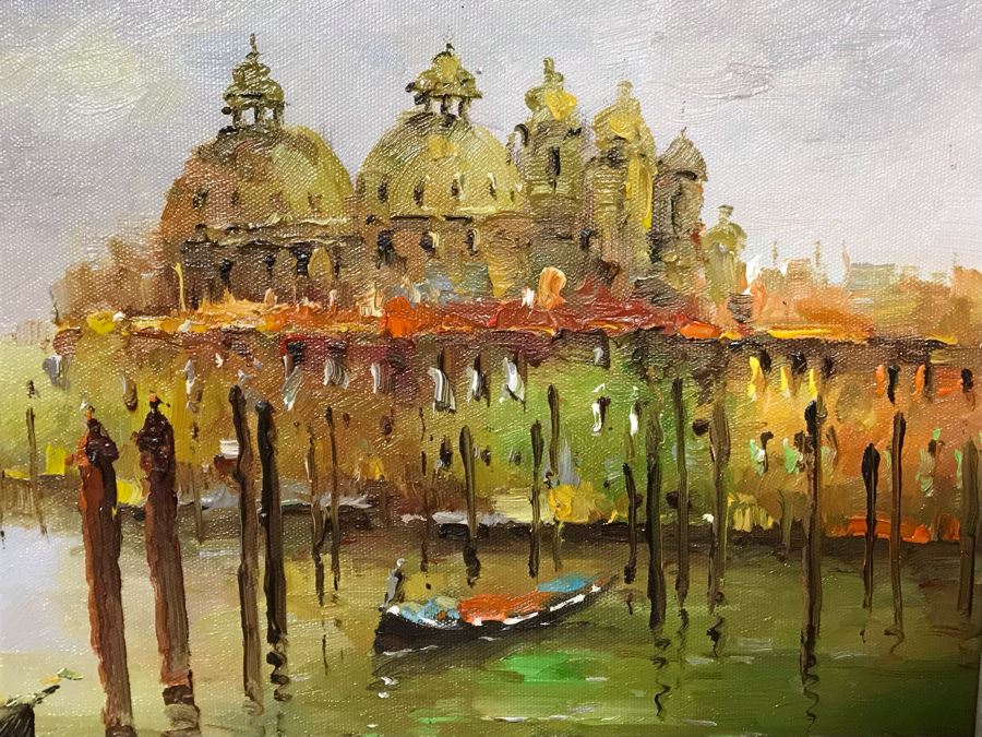 Decorative Wall Artwork On Canvas In Gold Frame 16 X 12 [Photo 6]