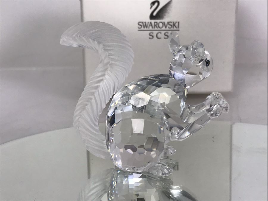 Swarovski Crystal SCS (Swarovski Crystal Society) Squirrel Figurine In Original Box [Photo 6]