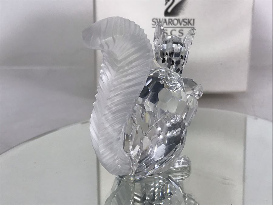 Swarovski Crystal SCS (Swarovski Crystal Society) Squirrel Figurine In Original Box [Photo 7]