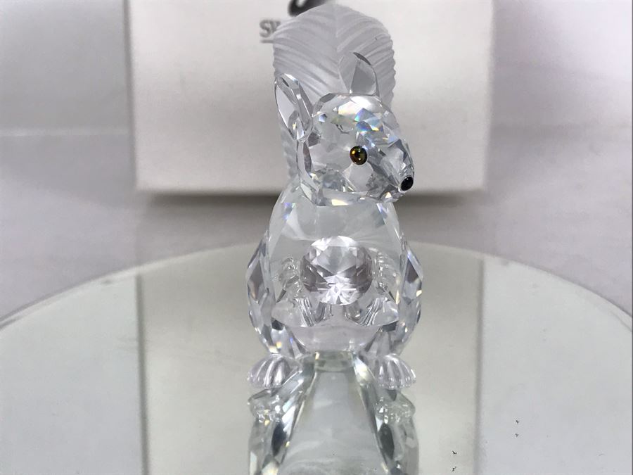 Swarovski Crystal SCS (Swarovski Crystal Society) Squirrel Figurine In Original Box [Photo 5]
