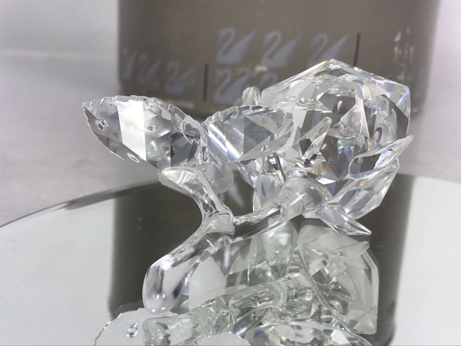 Swarovski Crystal Rose Figurine With Original Box [Photo 8]
