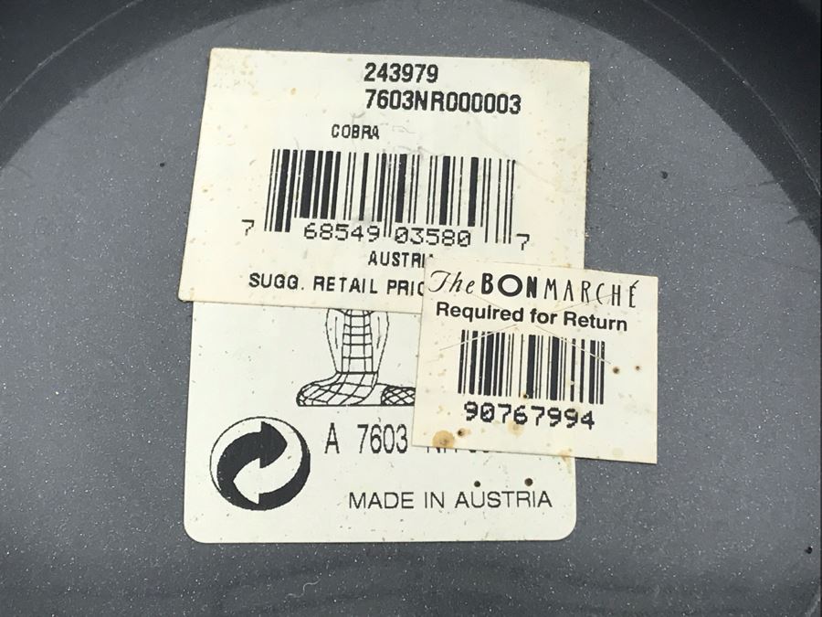 Swarovski Crystal Cobra Figurine 7603 With Original Box [Photo 9]