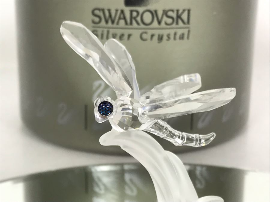 Swarovski Crystal Dragonfly 7615 With Original Box [Photo 3]