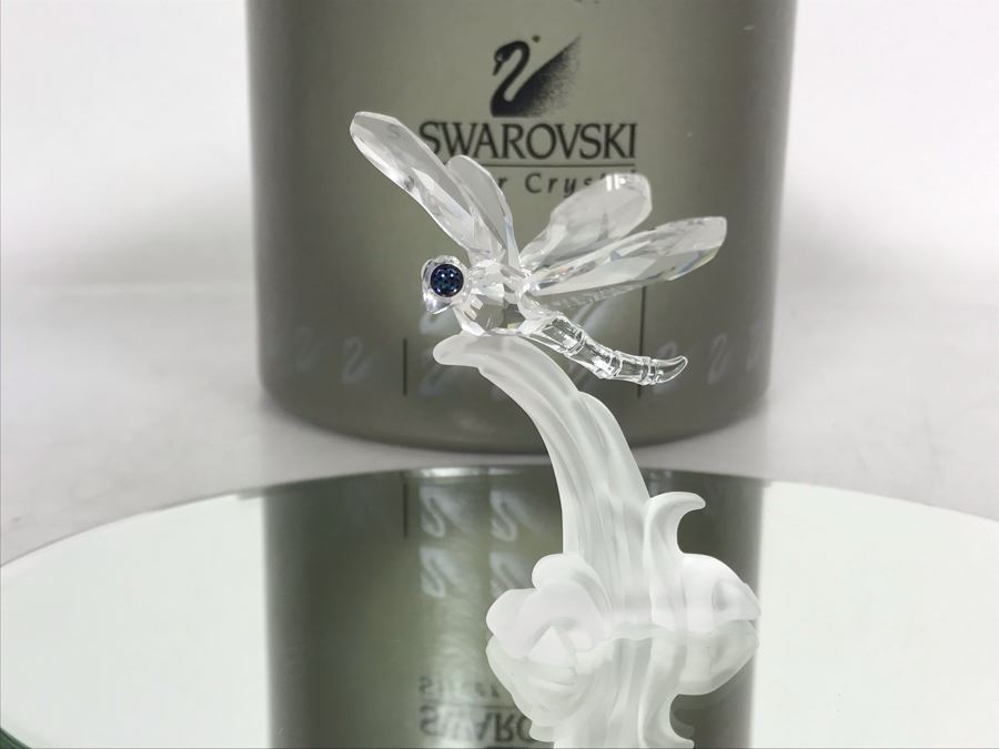 Swarovski Crystal Dragonfly 7615 With Original Box [Photo 2]