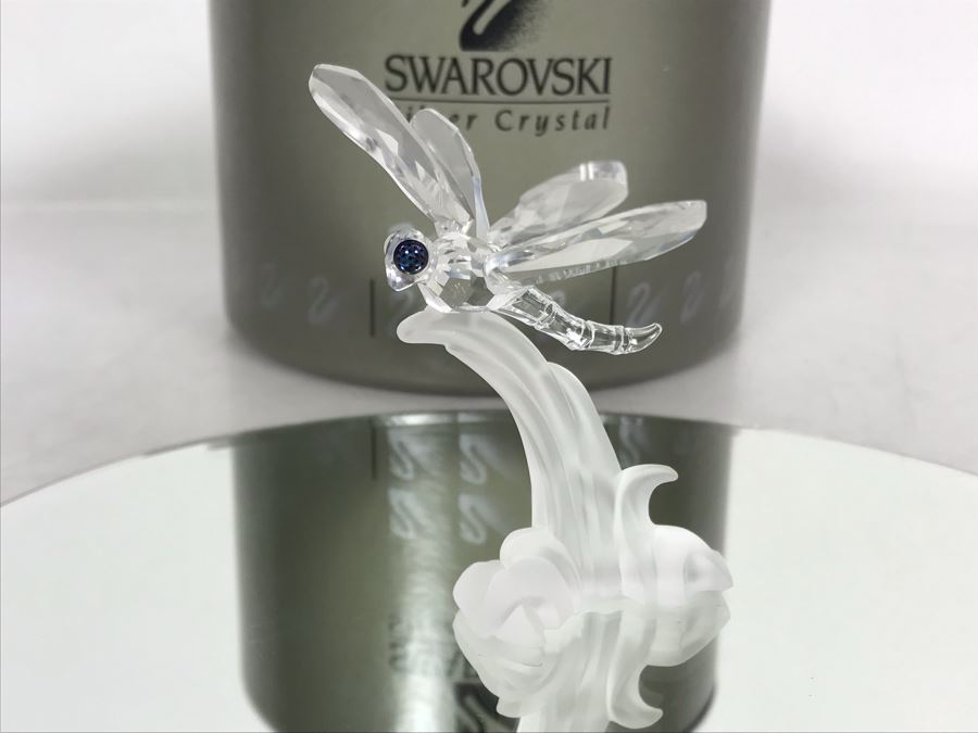 Swarovski Crystal Dragonfly 7615 With Original Box [Photo 1]